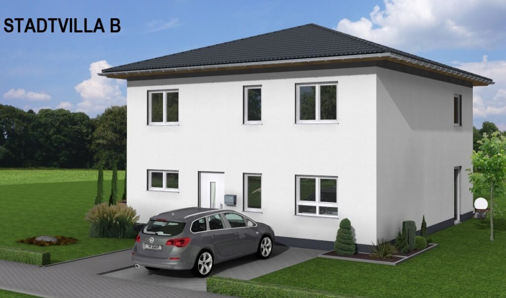 32 Stadtvilla B Straße 10x10 Straße ohneKeller Kfw55